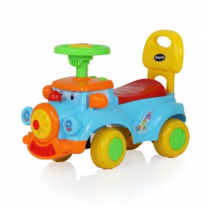 Детская синяя машина-каталка Keeping, звуковые эффекты (Baby Care, 556_Blue)